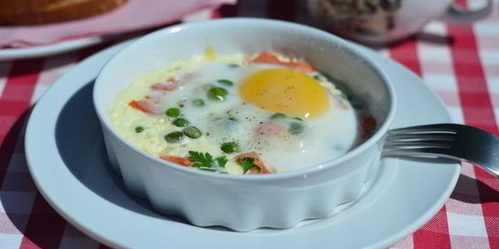 Яичница в микроволновке