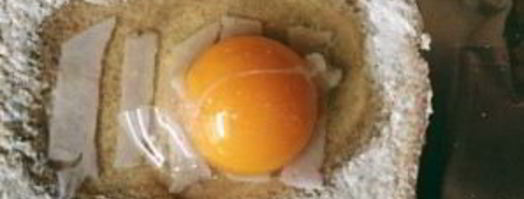 яичница в тосте. Шаг 3