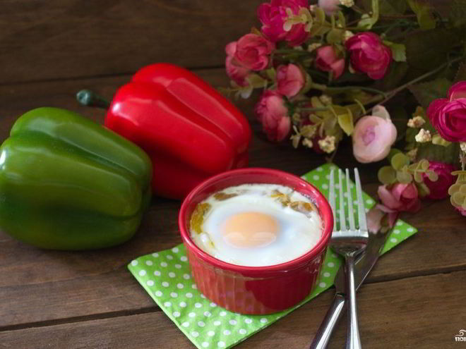 Рецепт завтрака из сосисок и яиц