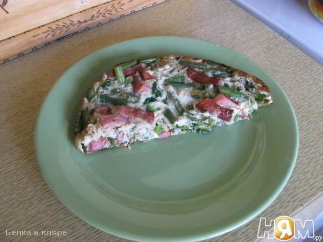 Рецепт зеленой яичницы