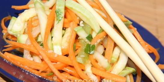 Закуска из овощей по-корейски