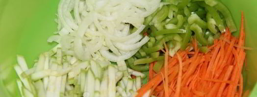 закуска из овощей по-корейски. Шаг 4