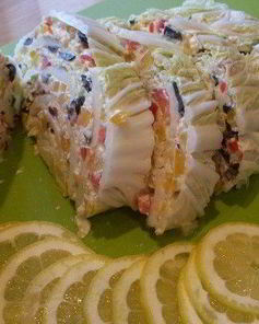 Закуска Пекинская мозаика с сыром