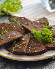 Закуски с чесноком