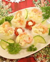 Закуски с креветками