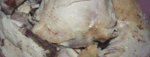 базовое заливное из курицы с сухой кавказской аджикой. Шаг 4