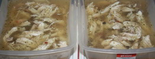 базовое заливное из курицы с сухой кавказской аджикой. Шаг 9