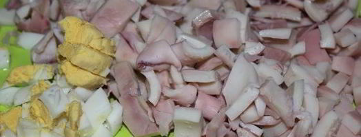 новогоднее заливное из кальмаров. Шаг 7