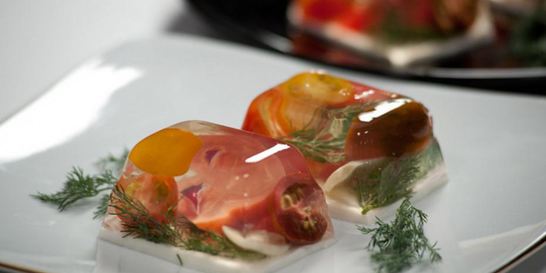 Заливное из помидоров