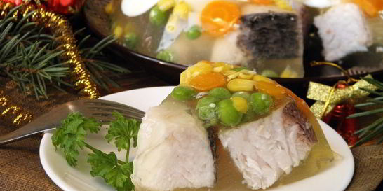 Заливное из рыбы на Новый год