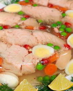 Заливное из рыбы с желатином