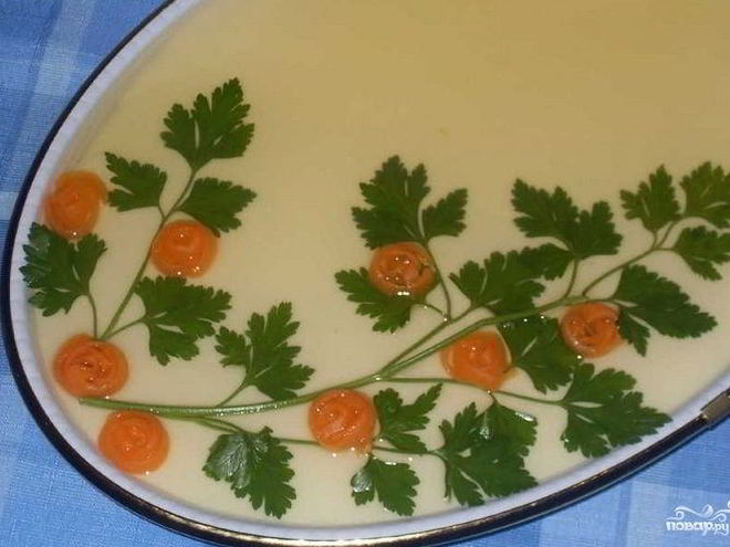 Рецепт заливного из рыбы трески