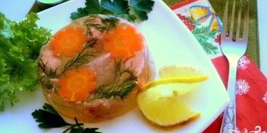 Заливное из семги