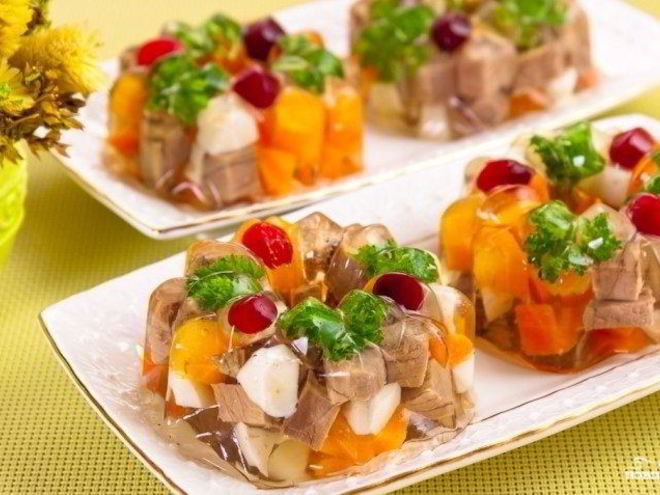 Рецепт заливного из телятины