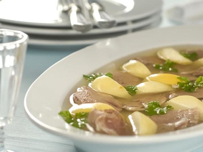 Рецепт заливного из утки с яблоками