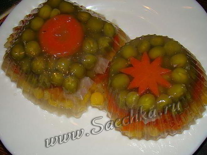 Рецепт заливного мясного