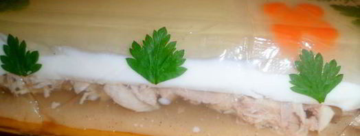 заливное новогодний петушок. Шаг 15