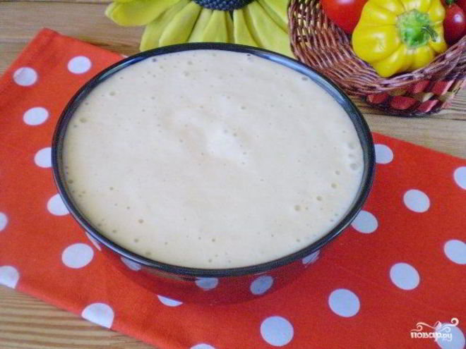 Рецепт заливного теста на кефире