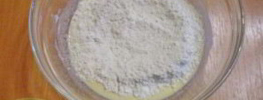 заливное тесто на кефире. Шаг 4