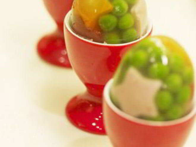 Рецепт заливного яйца фаберже