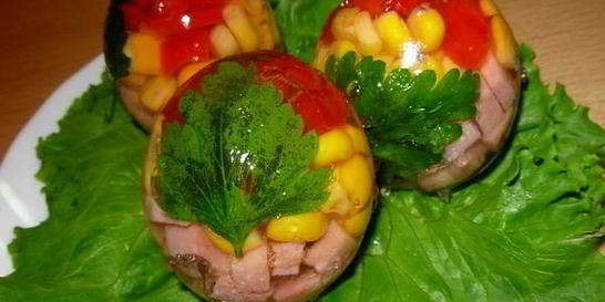 Заливные яйца