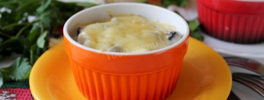 классический жульен с курицей. Шаг 15