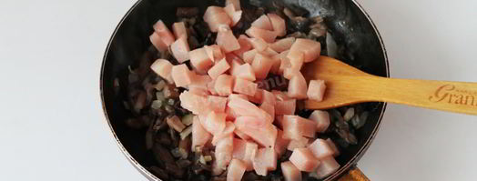 классический жульен с курицей. Шаг 7