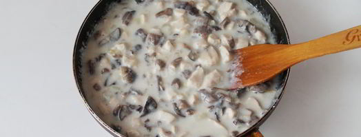 классический жульен с курицей. Шаг 10