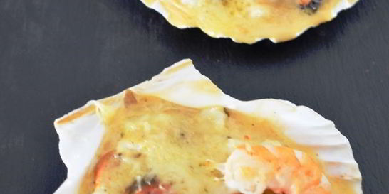 Кокиль — жюльен из мидий