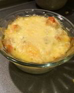 Вкусный жюльен с куриной грудкой и грибами