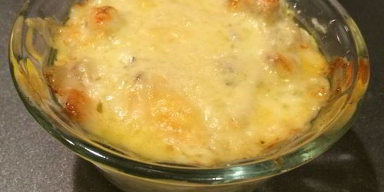 Вкусный жюльен с куриной грудкой и грибами