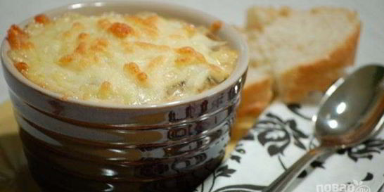 Жульен грибной со сметаной