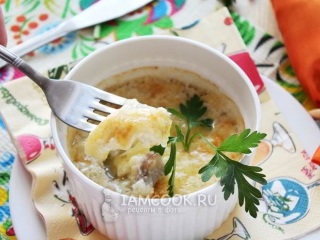 Рецепт жульена из белых грибов