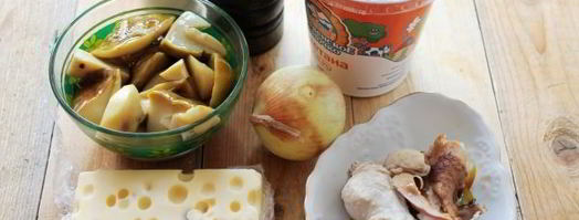 жульен из белых грибов. Шаг 4