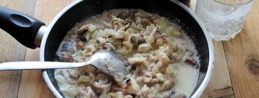 жульен из белых грибов. Шаг 7