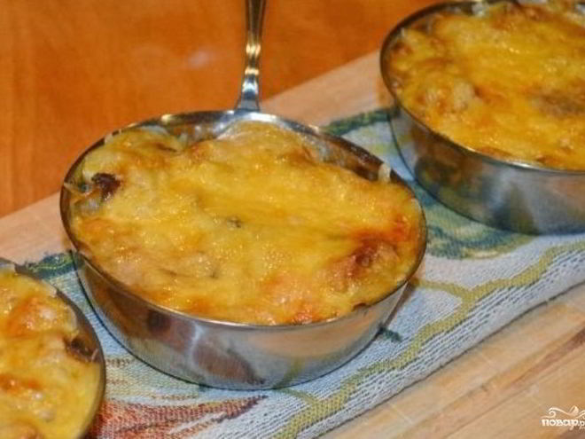 Рецепт жульена из индейки