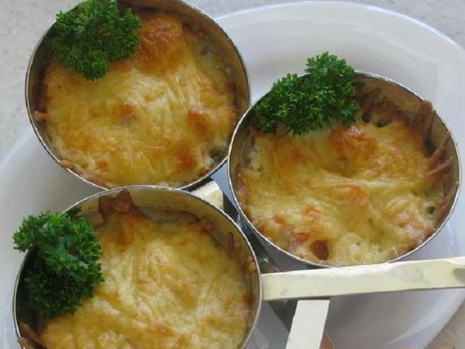 Рецепт жульена из семги