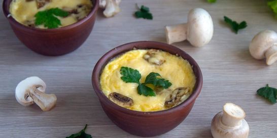 Жульен из шампиньонов классический