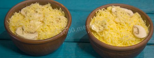 жульен из шампиньонов классический. Шаг 16