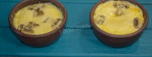 жульен из шампиньонов классический. Шаг 17