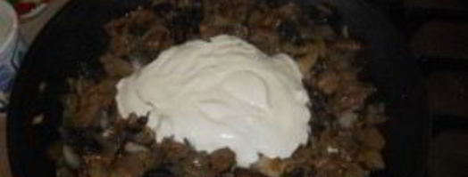 жульен с говядиной. Шаг 3