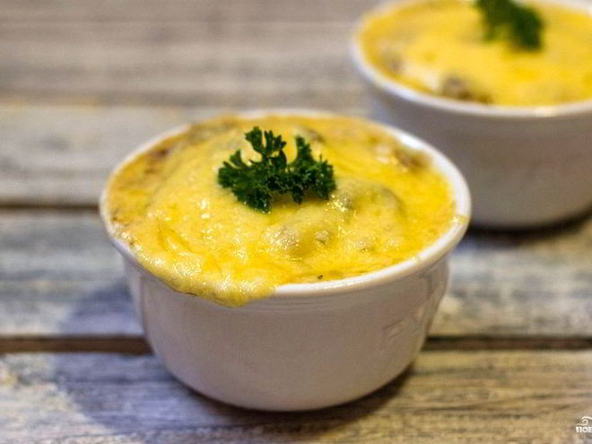 Рецепт жульена с грибами в духовке