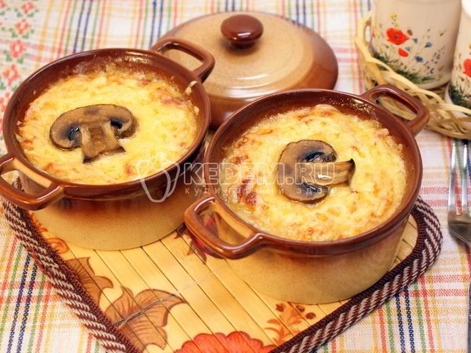 Рецепт жульена с грибами