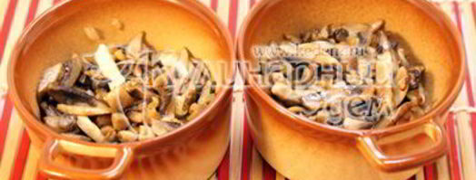 жульен с грибами. Шаг 4