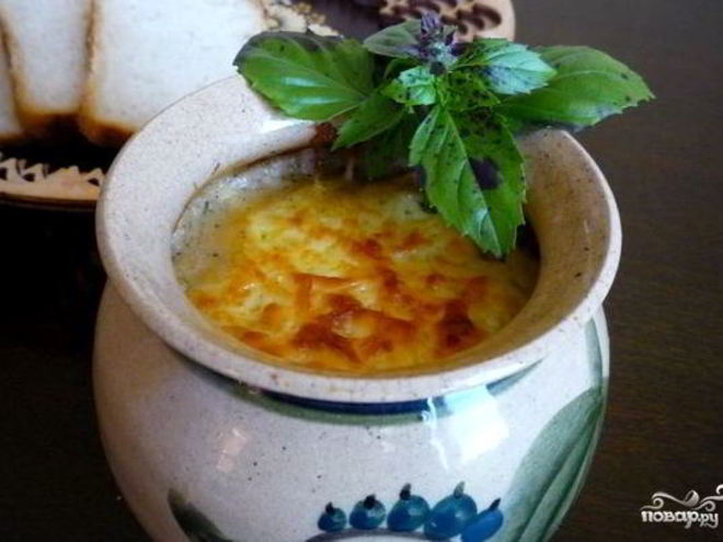 Рецепт жульена с картошкой и грибами