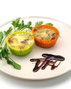 Жульен с курицей и грибами в духовке