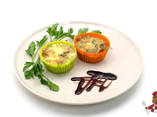 Рецепт жульена с курицей и грибами в духовке