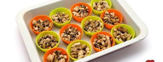 жульен с курицей и грибами в духовке. Шаг 4