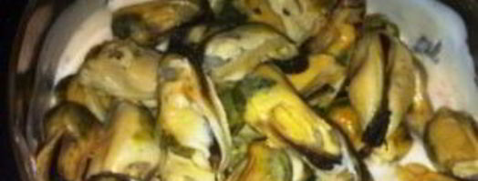 жульен с мидиями и овощами. Шаг 7