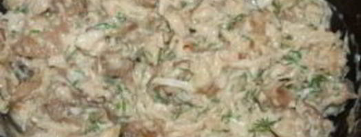 жульен в блинных мешочках. Шаг 4